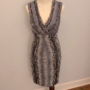 Stunning snake skin silk dress